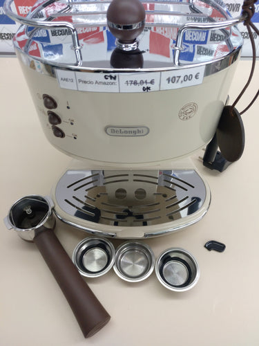 Cafetera 1100W 1.4L 2 tazas De'Longhi